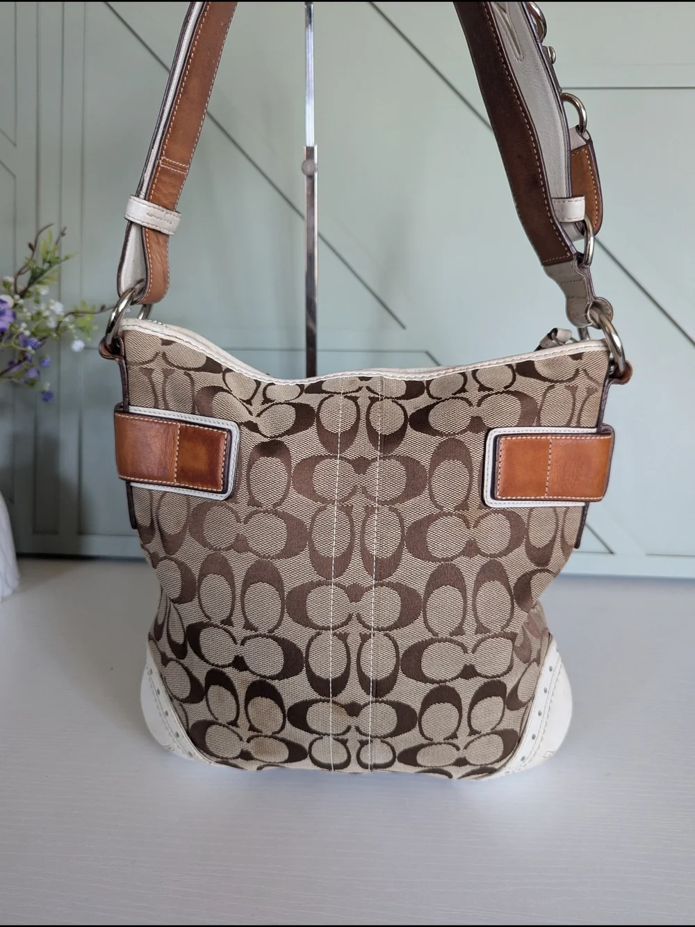 Y2K Coach Signature Soho Buckle Duffle (Style No. 1487/3577).